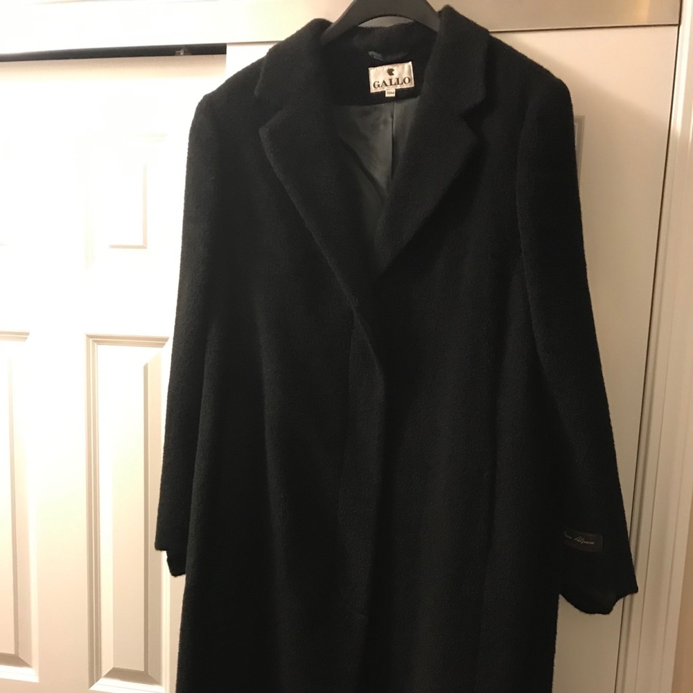 Alpaca wool coat